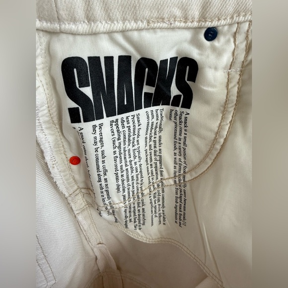 MOTHER SNACKS! The Fun Dip off white Cargo Skirt • 28 - Picture 8 of 11